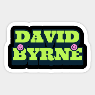 Retro Byrne Sticker